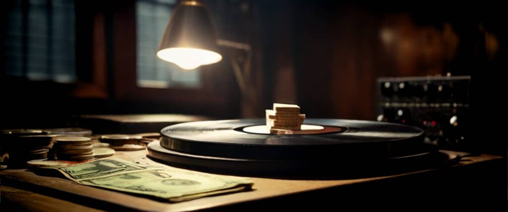 cette image représente un ancien studio d'enregistrement et symbolise le budget d'un livre audio